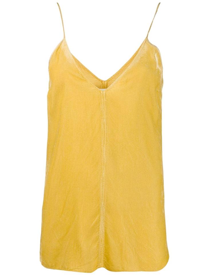 Forte Forte V-neck Top - Yellow