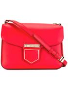 Givenchy Nobile Shoulder Bag, Women's, Red, Calf Leather