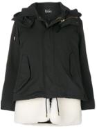 The Reracs Shearling Detail Parka - Black