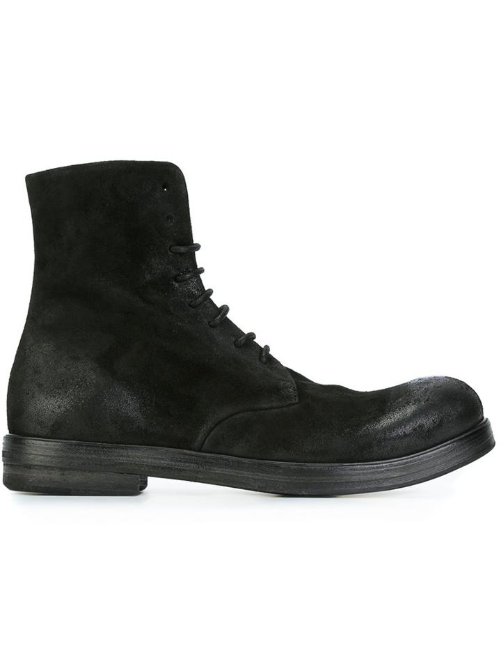 Marsèll Round Toe Lace-up Boots