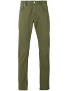 Pt05 - Plain Chinos - Men - Cotton/spandex/elastane - 38, Green, Cotton/spandex/elastane