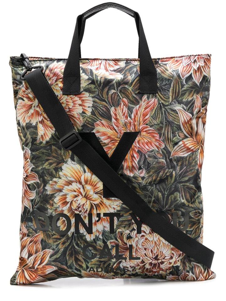 Y-3 Floral Shoulder Bag - Black