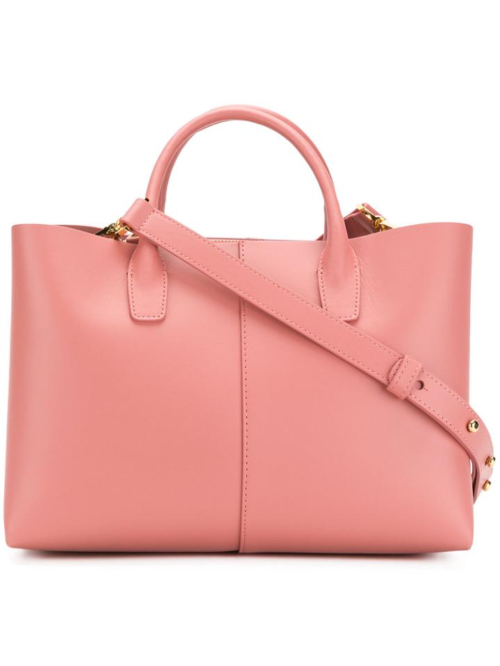 Mansur Gavriel Mini Folded Bag - Pink & Purple