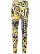 Versace Savage Baroque High-rise Trousers - Multicolour