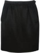 Yves Saint Laurent Vintage Ribbed Mini Skirt