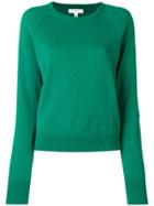 Equipment Cashmere Ribbed Neck Jumper - Green