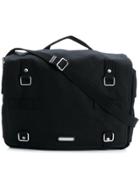 Saint Laurent Strap Detail Messenger Bag - Black