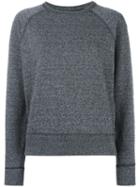 Rag & Bone /jean Eyelets Detailing Sweatshirt, Women's, Size: Small, Grey, Cotton/polyester