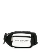 Givenchy Givenchy Paris Logo Print Belt Bag - Black