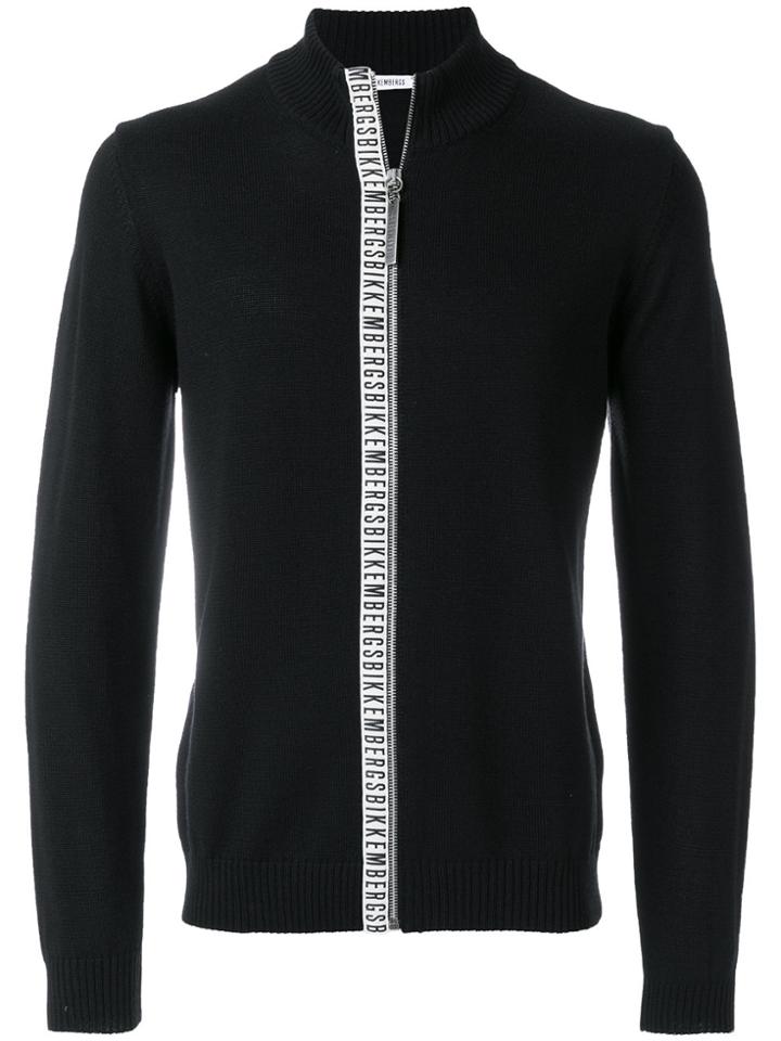 Dirk Bikkembergs Zipped Cardigan - Black