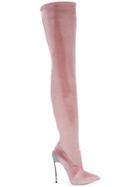 Casadei Techno Blade Over-the-knee Boots - Pink & Purple