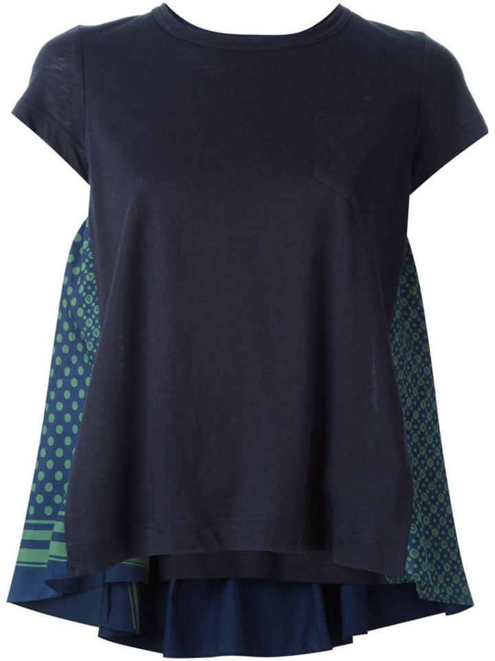 Sacai Scarf Panel T-shirt