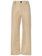 Marni Cropped Chino Trousers - Neutrals