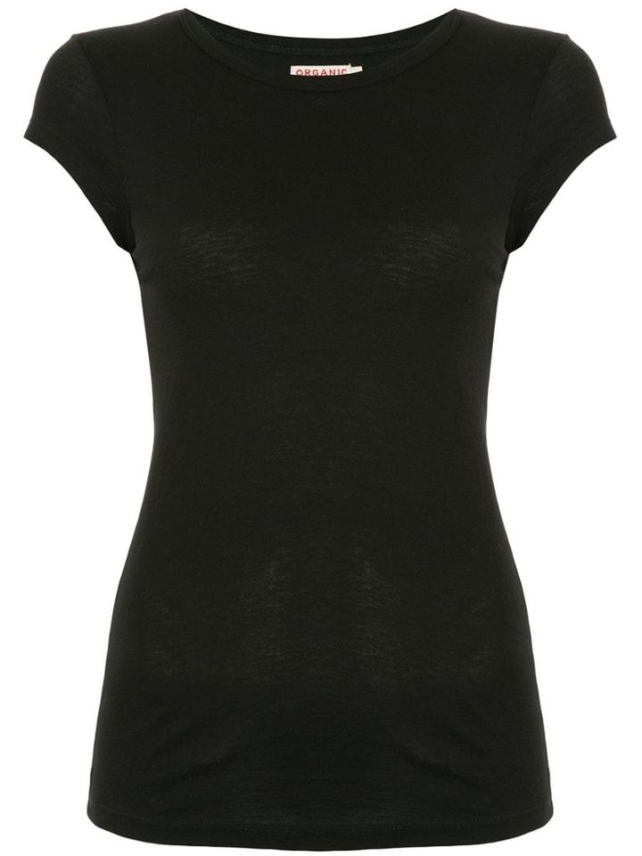 Organic By John Patrick Round Neck T-shirt - Black