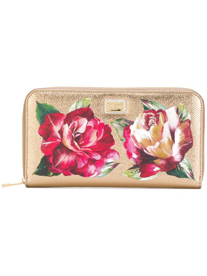 Dolce & Gabbana Floral Print Wallet - Multicolour