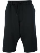 Y-3 Zip Pocket Shorts, Men's, Size: Large, Black, Polyester/spandex/elastane