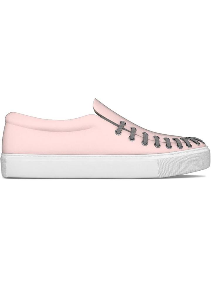 Myswear Conduit Slip-on Sneakers, Women's, Size: 40, Pink/purple, Nappa Leather/rubber