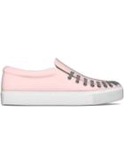 Myswear Conduit Slip-on Sneakers, Women's, Size: 40, Pink/purple, Nappa Leather/rubber