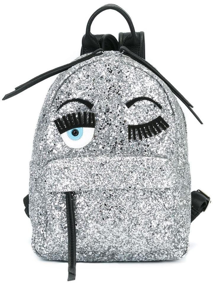 Chiara Ferragni Flirting Glitter Backpack - Metallic