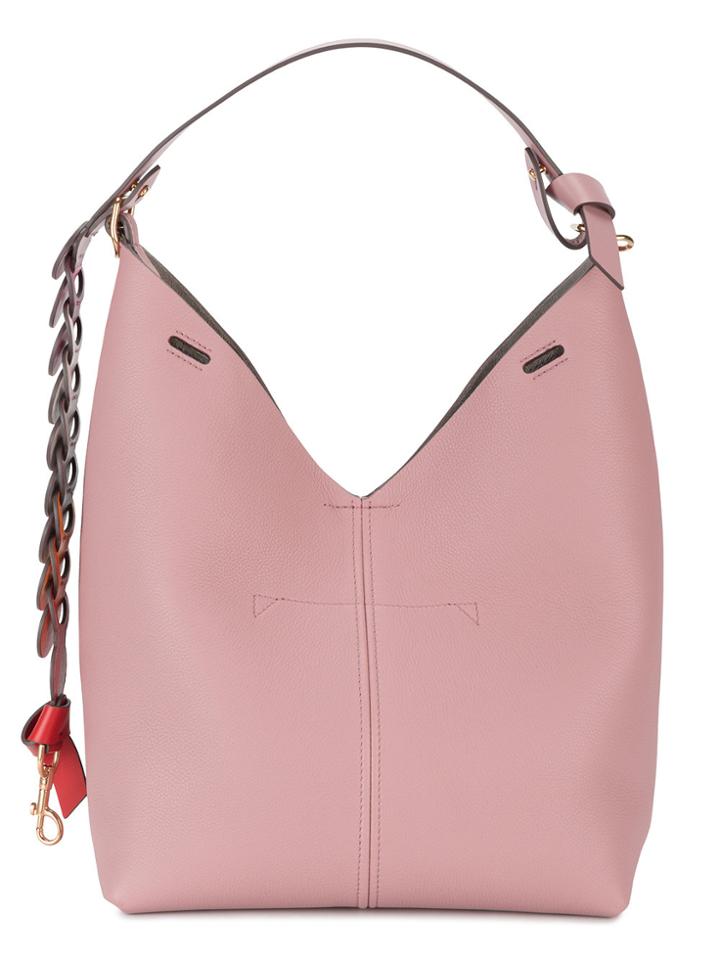 Anya Hindmarch Rose Pink Bucket Shoulder Bag - Pink & Purple