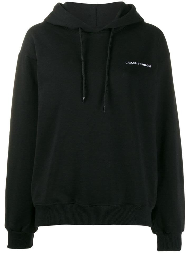 Chiara Ferragni Logomania Hoodie - Black