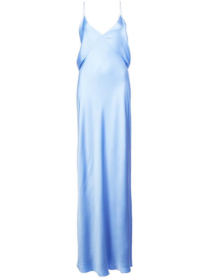 The Row Gran Long Dress - Blue