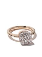 Pomellato 18kt Rose And White Gold Nudo Solitaire Diamond Ring