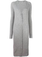T By Alexander Wang Oversized Cardigan, Women's, Size: Small, Grey, Cashmere/wool