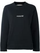 Jour/né Logo Sweatshirt, Women's, Size: 38, Black, Cotton