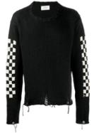 Rhude Oversized Ripped Jumper - Black