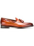 Santoni Goodyear Loafers - Brown