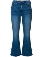 Frame Denim Slim-fit Cropped Jeans - Blue