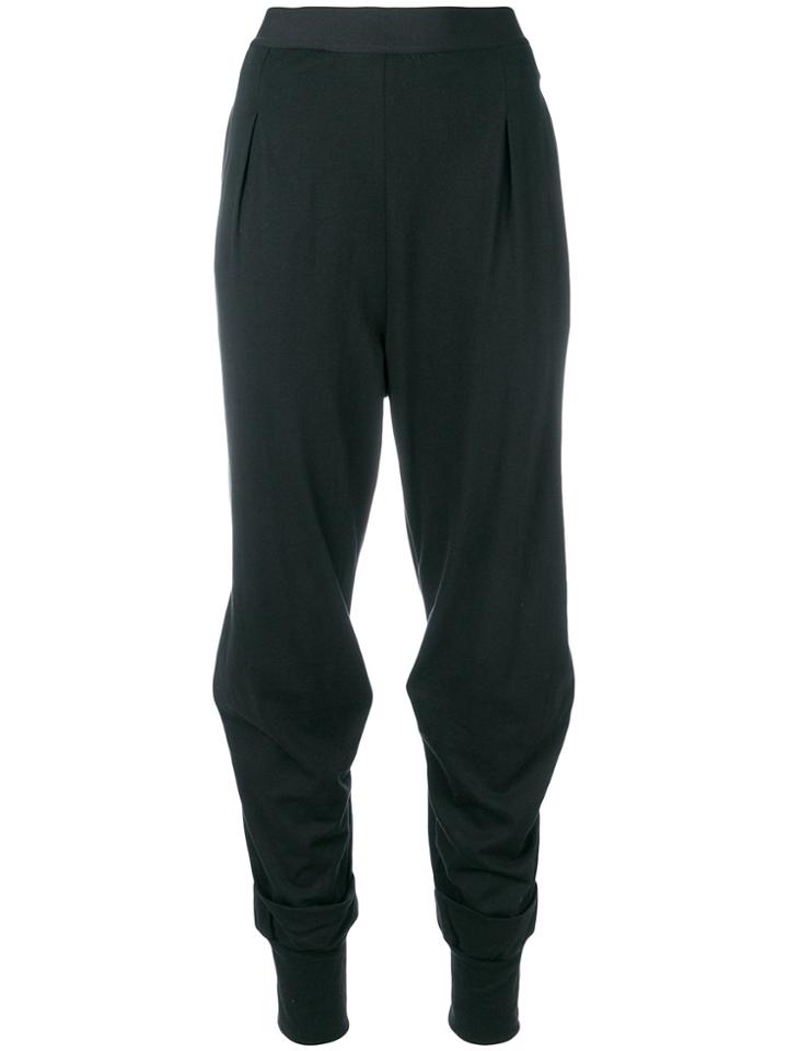 Ann Demeulemeester High-waisted Tapered Trousers - Black