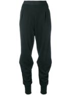 Ann Demeulemeester High-waisted Tapered Trousers - Black