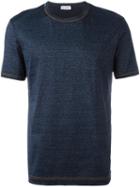 Dolce & Gabbana Underwear Trimmed T-shirt, Men's, Size: 5, Blue, Cotton