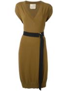 Erika Cavallini Belted Knit Dress