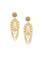 Dolce & Gabbana Filigree Statement Clip-on Earrings - Metallic