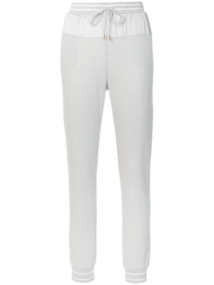 Liu Jo Double Stripe Track Pants - Grey