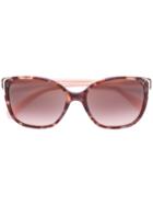 Prada Eyewear Squared Sunglasses - Brown