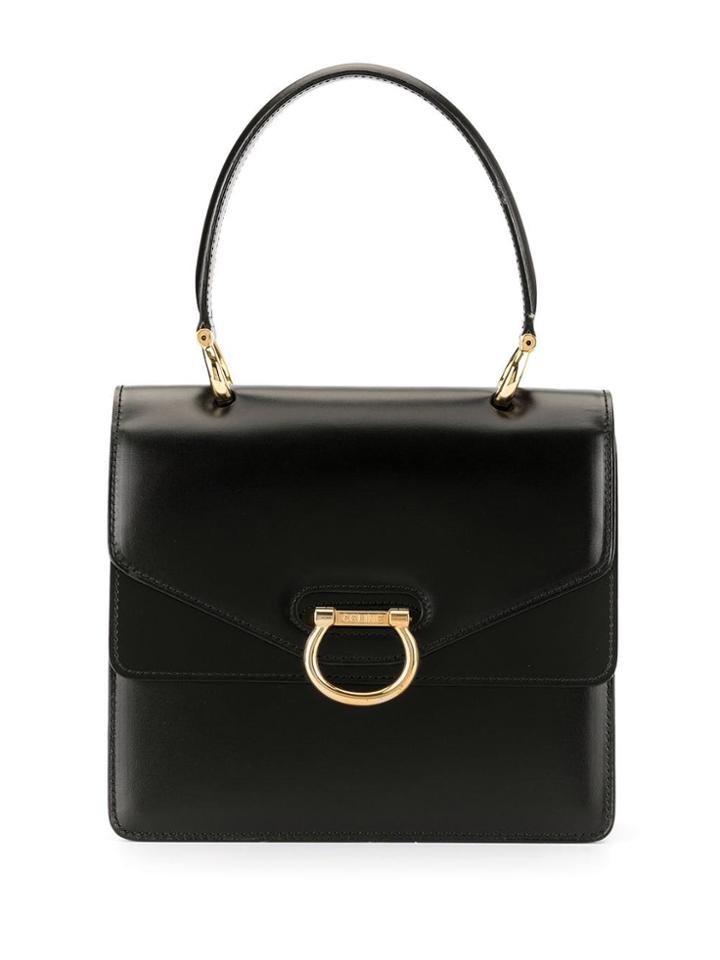Céline Pre-owned Double Flap Hand Bag - Black