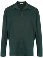 Egrey Long Sleeved Polo Shirt - Green