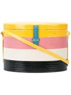 Hunting Season Colour-block Satchel - Yellow & Orange