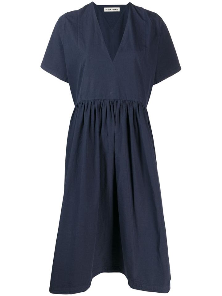 Henrik Vibskov Very Flared Midi Dress - Blue