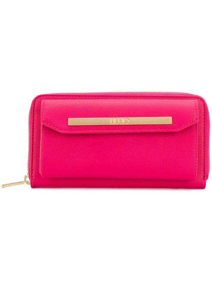 Liu Jo Xl Classic Wallet - Pink