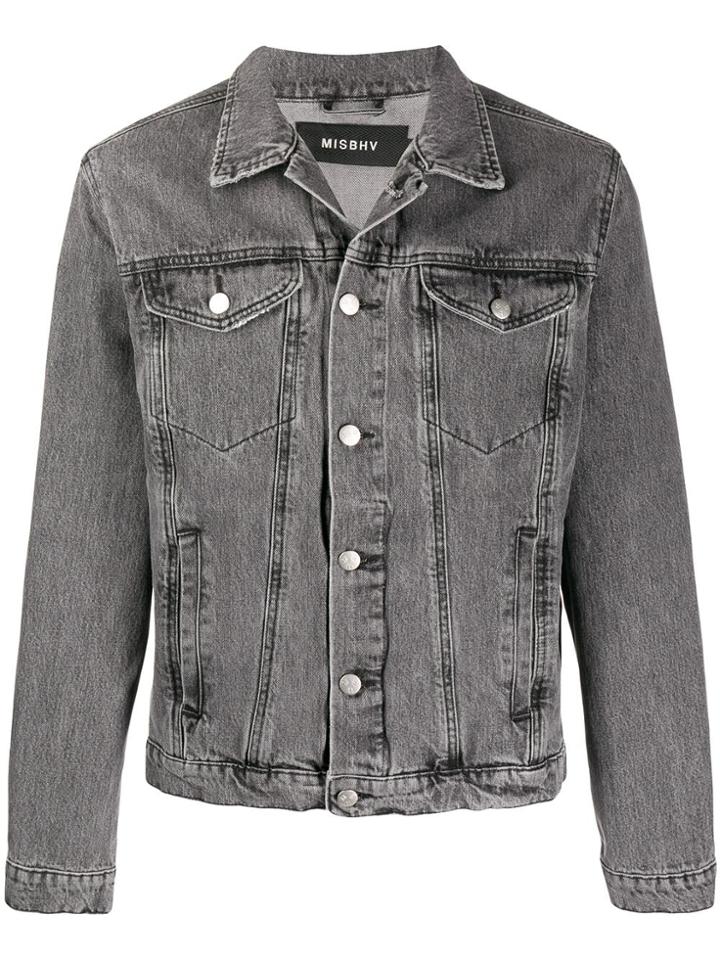 Misbhv Photographic Printed Jean Jacket - Black