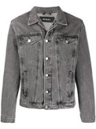 Misbhv Photographic Printed Jean Jacket - Black
