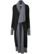 Sabine Luise Two Layers Long Coat, Women's, Grey, Rayon