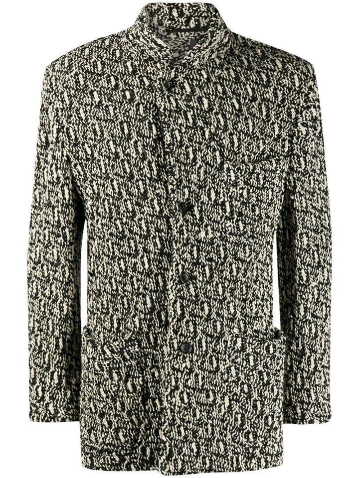 Comme Des Garçons Pre-owned Knitted Jacket - Black
