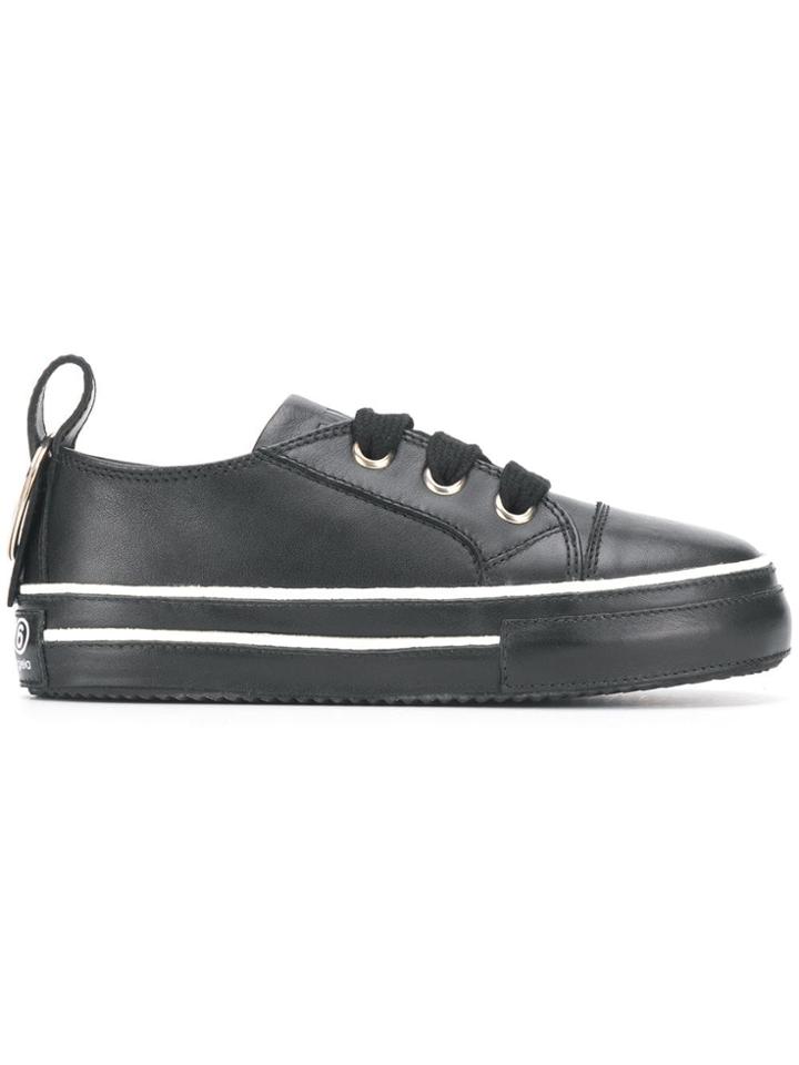 Mm6 Maison Margiela Keyring Sneakers - Black