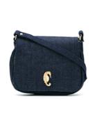 Xaa - Denim Crossbody Bag - Women - Cotton/leather - One Size, Blue, Cotton/leather